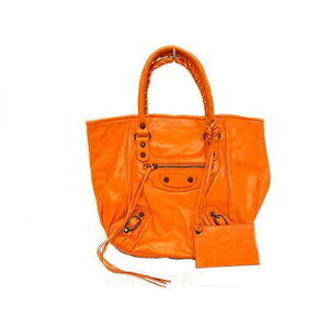 Balenciaga The Sunday Tote Sheepskin Orange